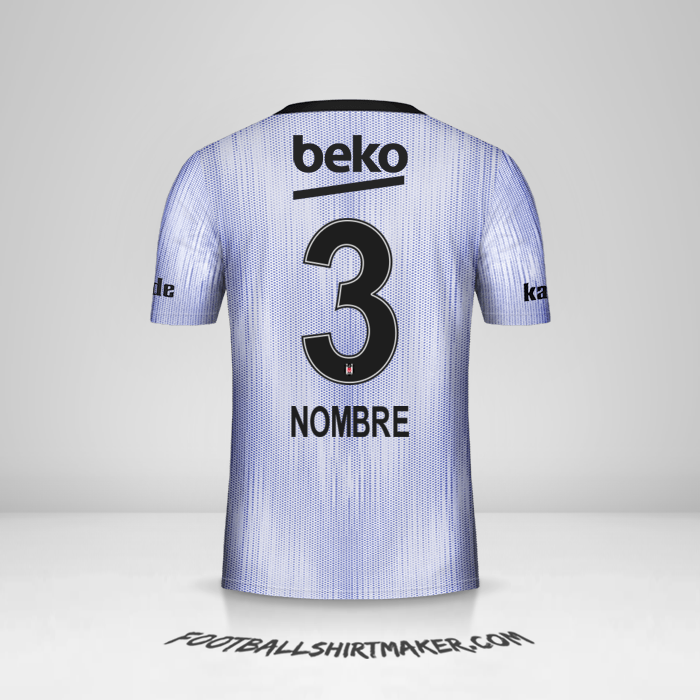 Jersey Besiktas JK 2019/20 Tercera -  nombre - 3