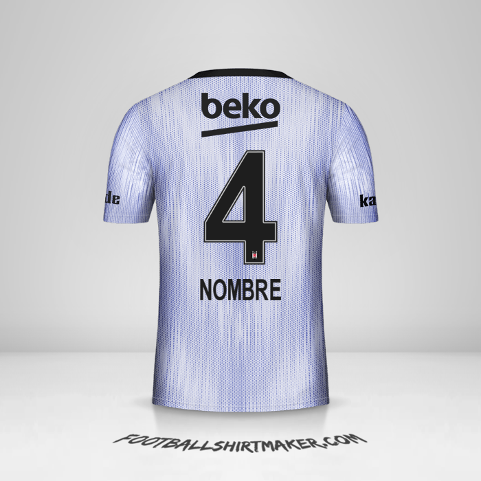 Jersey Besiktas JK 2019/20 Tercera -  nombre - 4