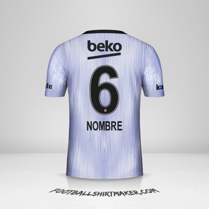 Jersey Besiktas JK 2019/20 Tercera -  nombre - 6