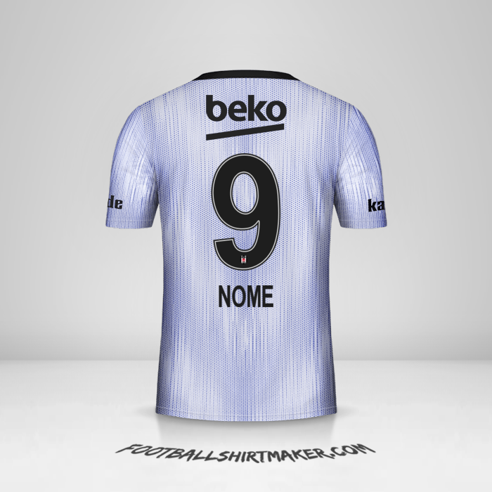 Camisola Besiktas JK 2019/20 Terceira -  nome - 9