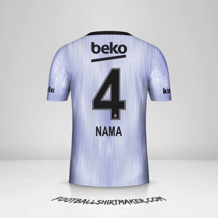 Jersey Besiktas JK 2019/20 Ketiga -  nama - 4