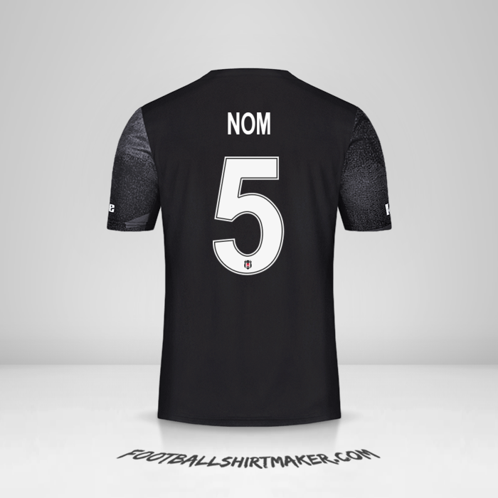 Maillot Besiktas JK Cup 2019/20 Extérieur -  nom - 5