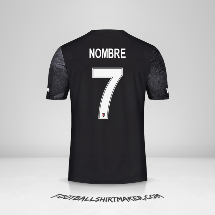 Jersey Besiktas JK Cup 2019/20 Visita -  nombre - 7