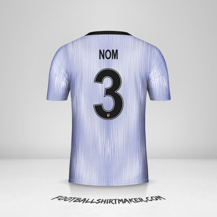 Maillot Besiktas JK Cup 2019/20 Troisième -  nom - 3