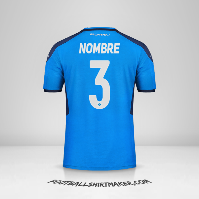 Jersey SSC Napoli Cup 2019/20 -  nombre - 3