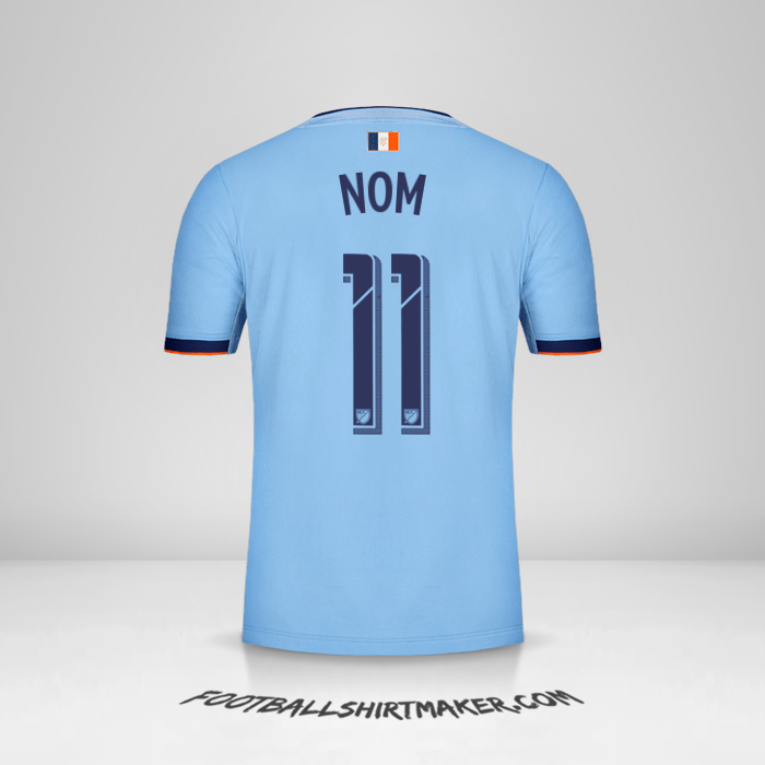 Maillot New York City FC 2019 -  nom - 11