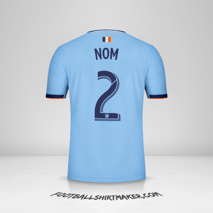 Maillot New York City FC 2019 -  nom - 2