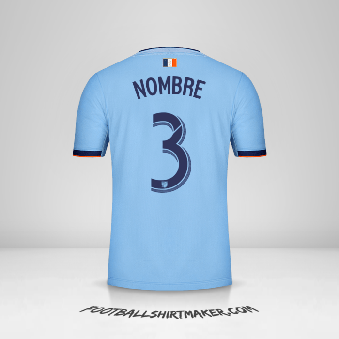 Jersey New York City FC 2019 -  nombre - 3
