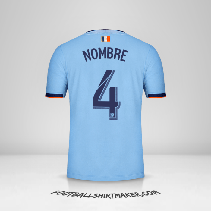 Jersey New York City FC 2019 -  nombre - 4