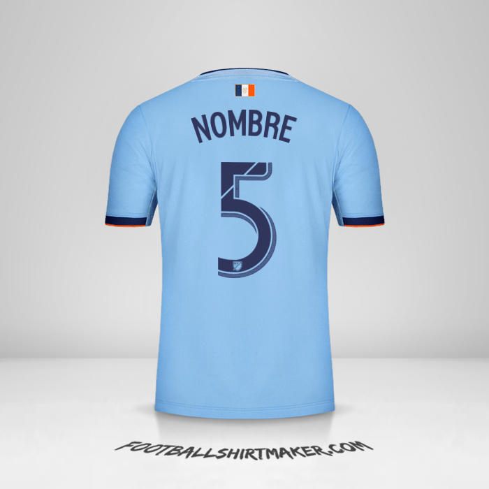 Jersey New York City FC 2019 -  nombre - 5
