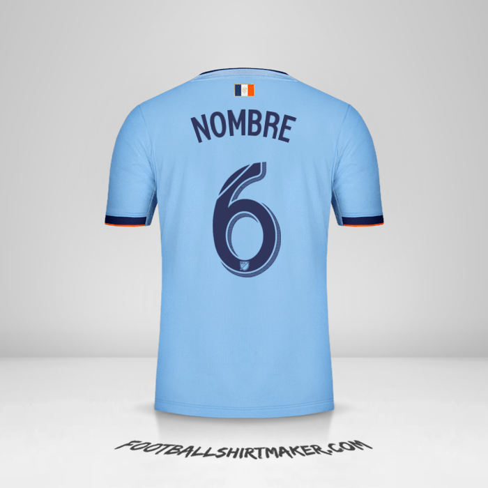 Jersey New York City FC 2019 -  nombre - 6