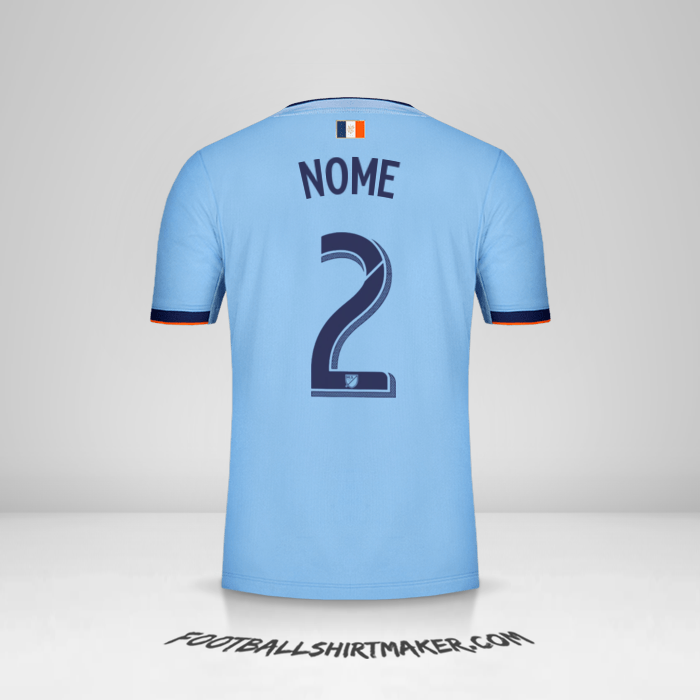 Camisola New York City FC 2019 -  nome - 2