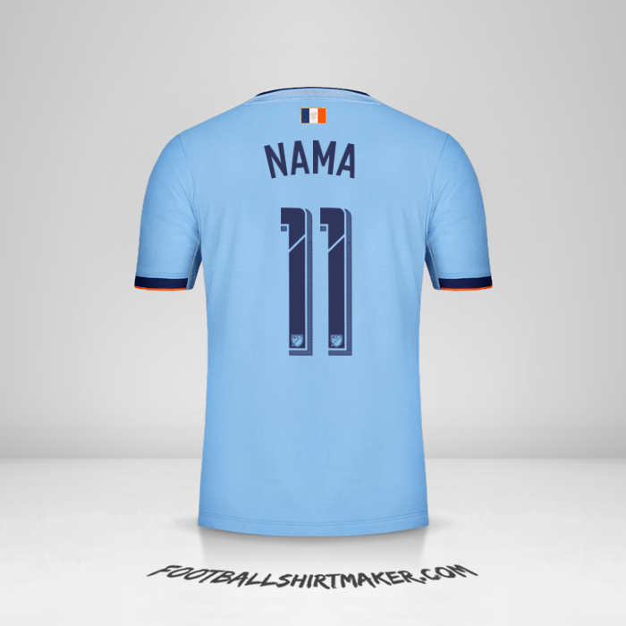 Jersey New York City FC 2019 -  nama - 11