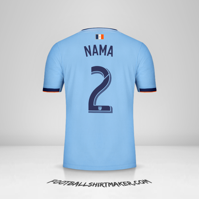 Jersey New York City FC 2019 -  nama - 2
