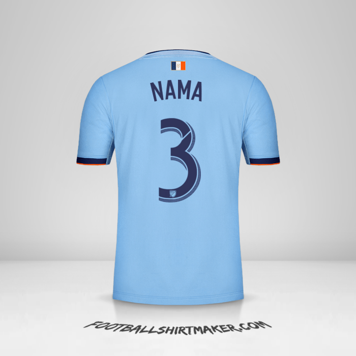 Jersey New York City FC 2019 -  nama - 3