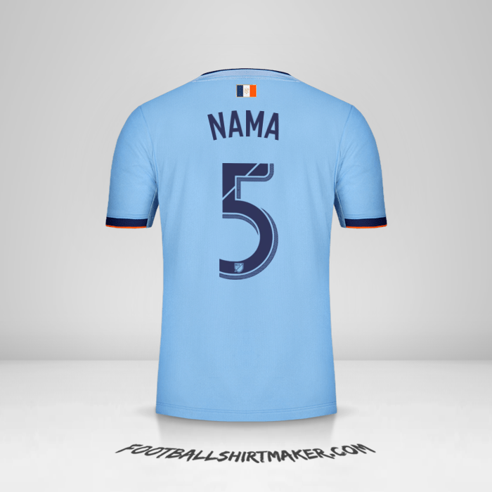Jersey New York City FC 2019 -  nama - 5