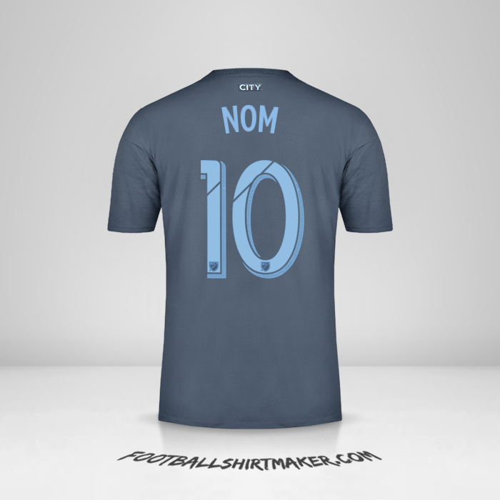 Maillot New York City FC 2018/19 Extérieur -  nom - 10