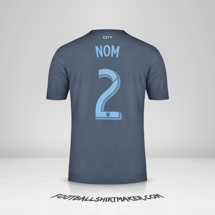 Maillot New York City FC 2018/19 Extérieur -  nom - 2