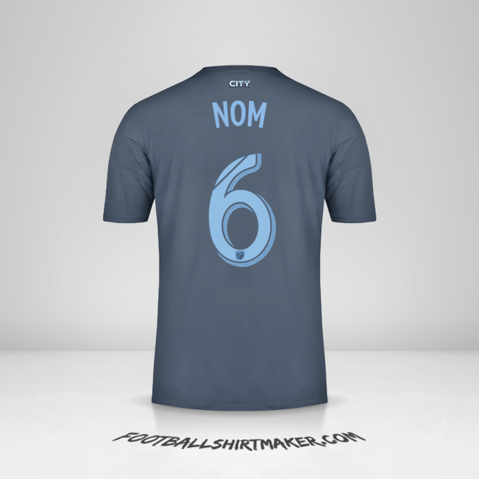 Maillot New York City FC 2018/19 Extérieur -  nom - 6