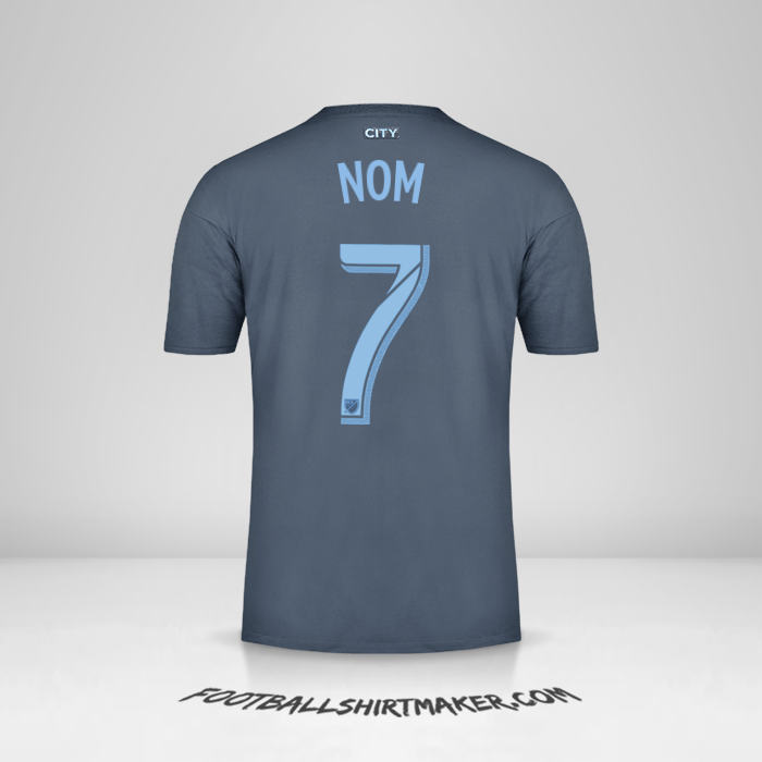 Maillot New York City FC 2018/19 Extérieur -  nom - 7