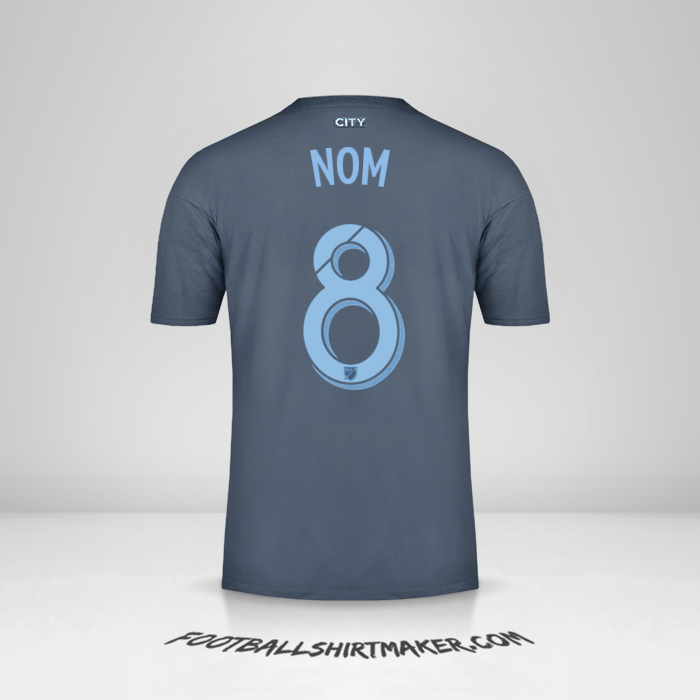Maillot New York City FC 2018/19 Extérieur -  nom - 8
