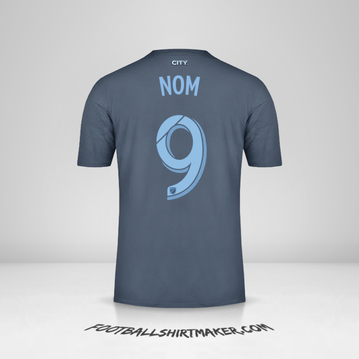 Maillot New York City FC 2018/19 Extérieur -  nom - 9