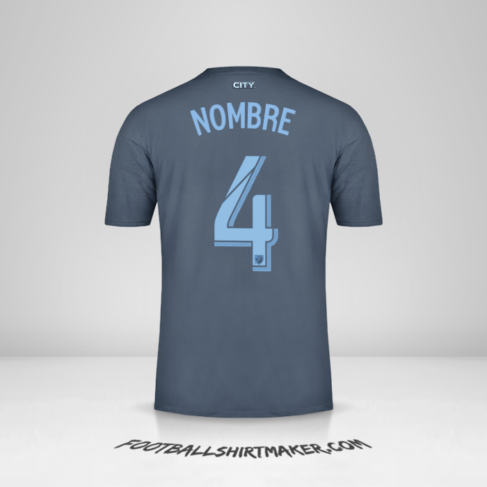 Camiseta New York City FC 2018/19 Visita -  nombre - 4
