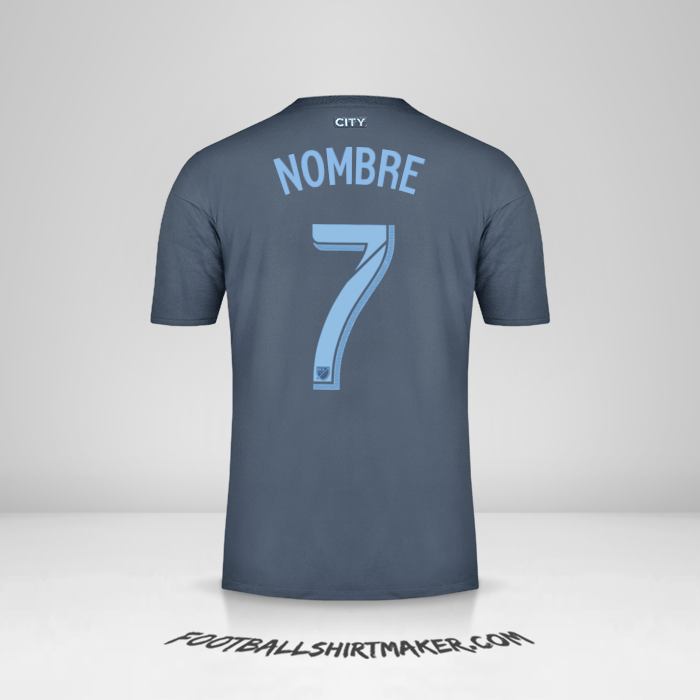 Jersey New York City FC 2018/19 Visita -  nombre - 7