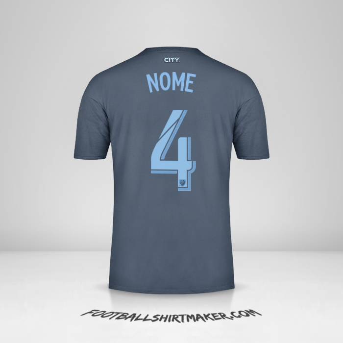 Maglia New York City FC 2018/19 Seconda -  nome - 4