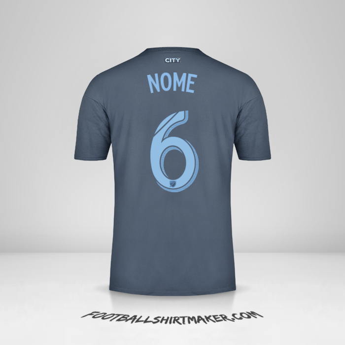 Maglia New York City FC 2018/19 Seconda -  nome - 6