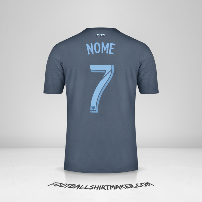 Maglia New York City FC 2018/19 Seconda -  nome - 7