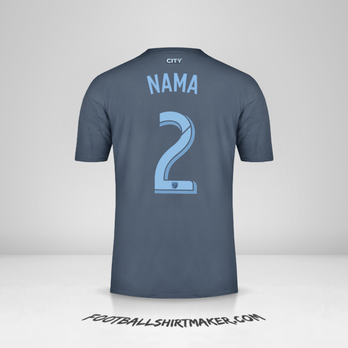 Jersey New York City FC 2018/19 Alternatif -  nama - 2