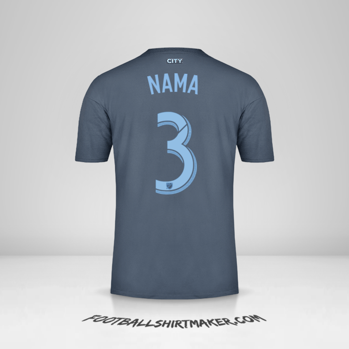 Jersey New York City FC 2018/19 Alternatif -  nama - 3