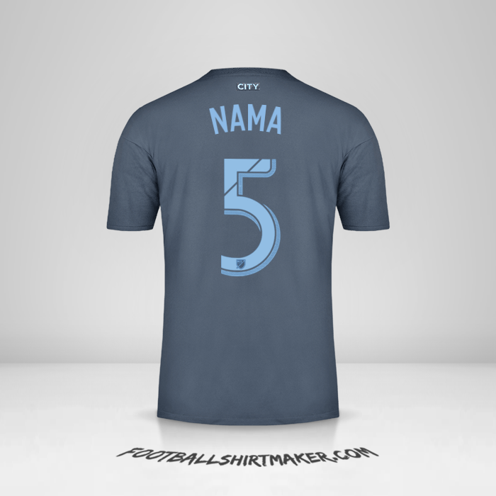 Jersey New York City FC 2018/19 Alternatif -  nama - 5