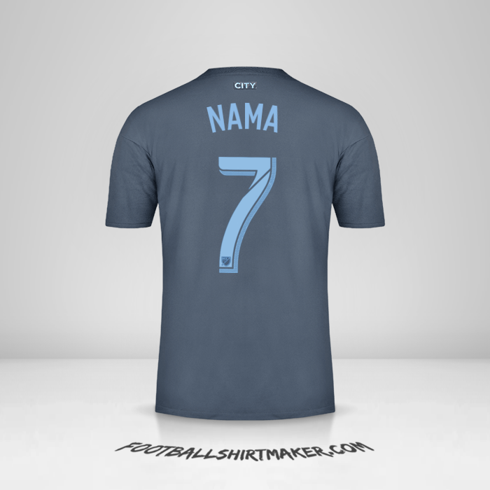 Jersey New York City FC 2018/19 Alternatif -  nama - 7