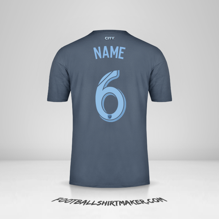 Trikot New York City FC 2018/19 Auswärts -  name - 6
