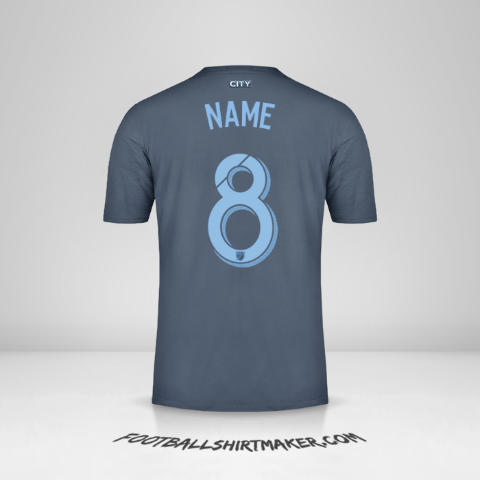 Jersey New York City FC 2018/19 Away -  name - 8