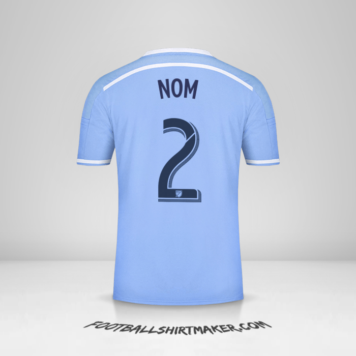 Maillot New York City FC 2015/16 -  nom - 2