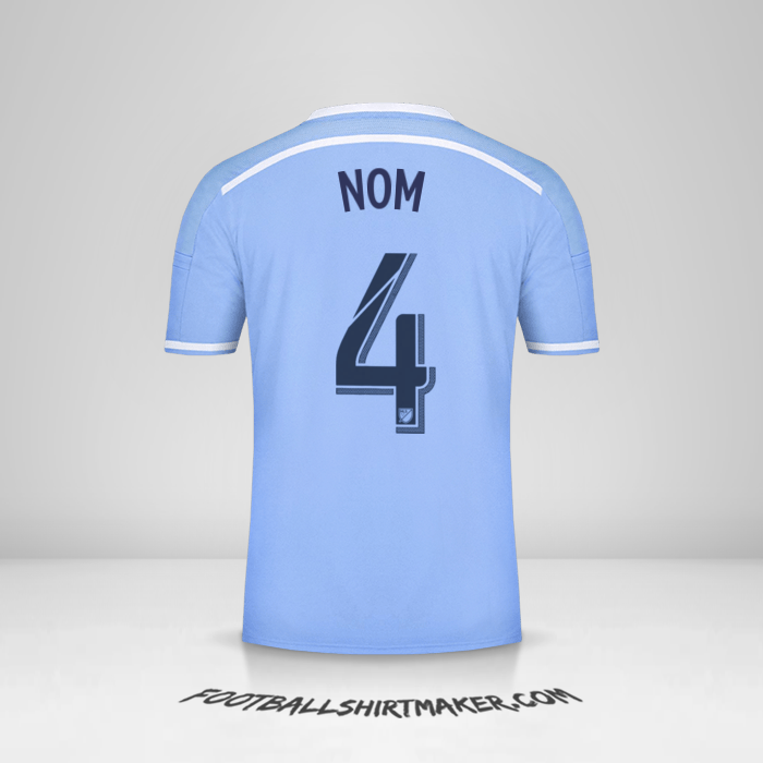 Maillot New York City FC 2015/16 -  nom - 4