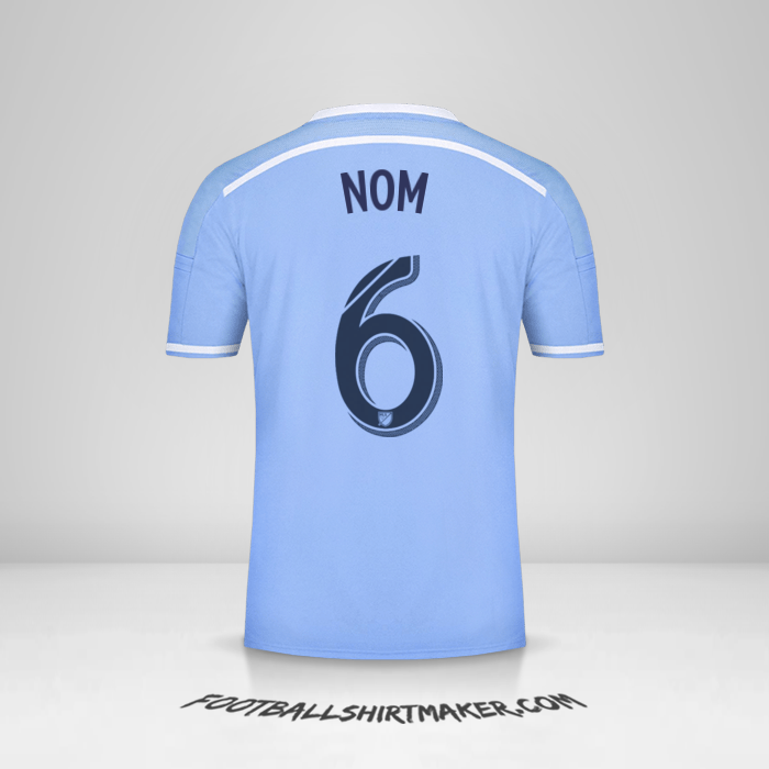 Maillot New York City FC 2015/16 -  nom - 6