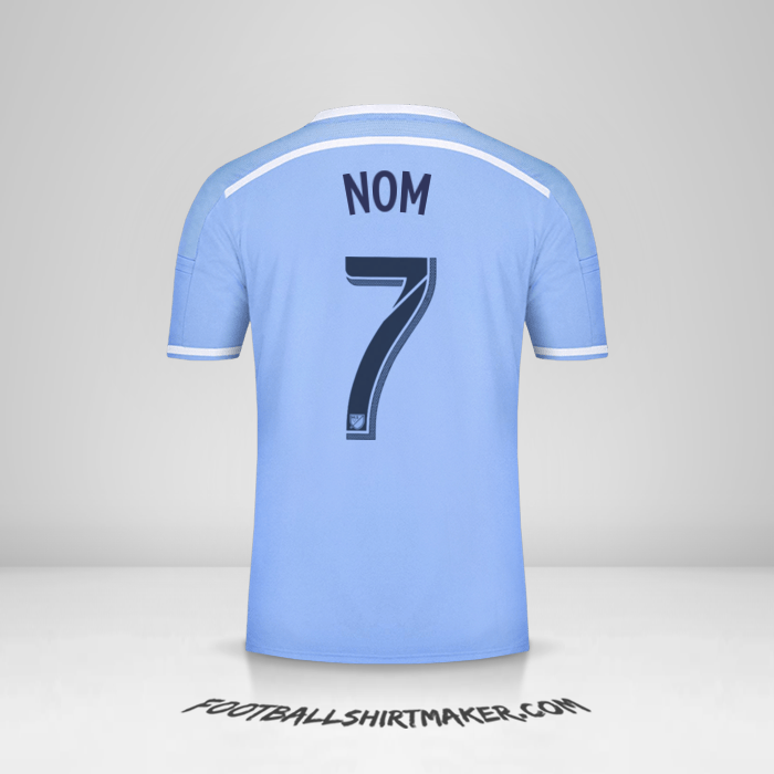 Maillot New York City FC 2015/16 -  nom - 7