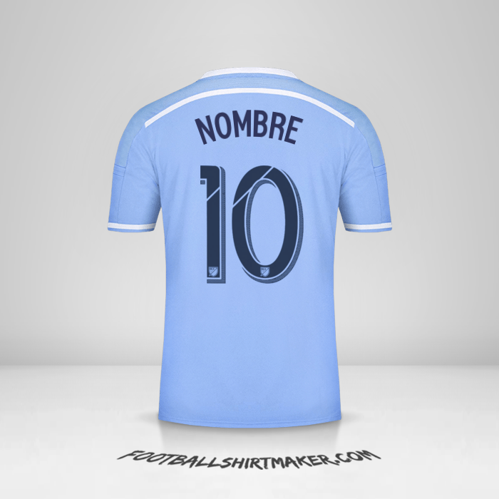 Jersey New York City FC 2015/16 -  nombre - 10