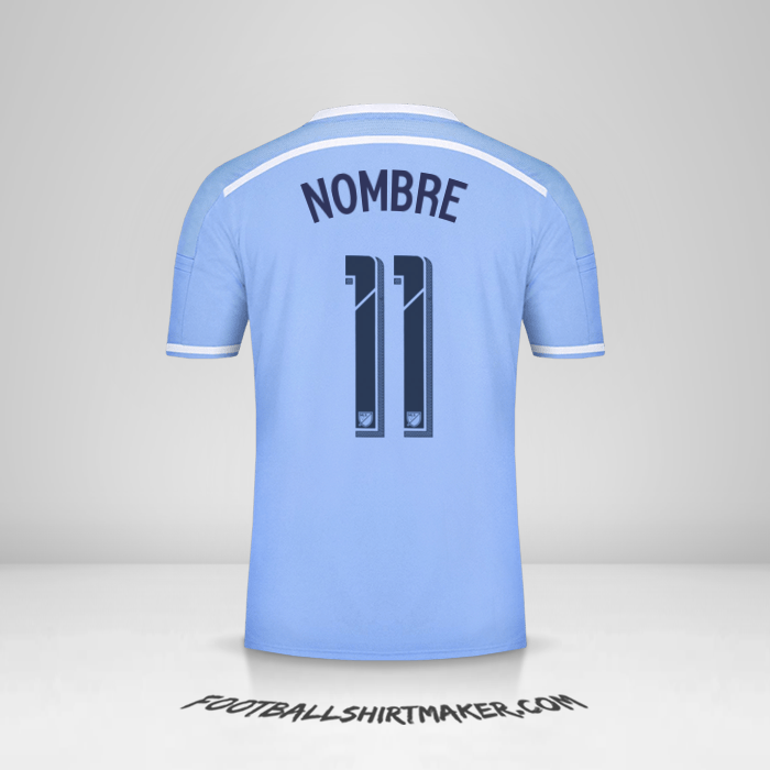 Camiseta New York City FC 2015/16 -  nombre - 11