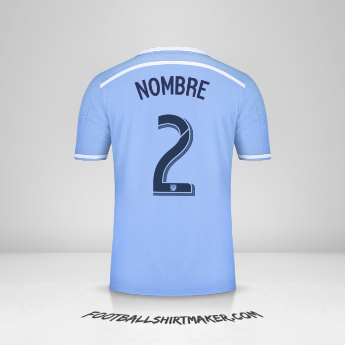 Jersey New York City FC 2015/16 -  nombre - 2