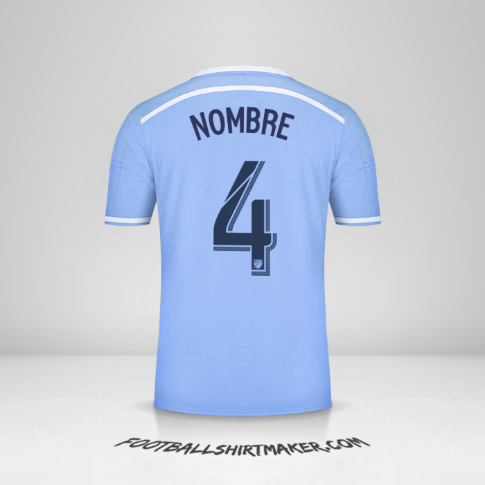 Jersey New York City FC 2015/16 -  nombre - 4