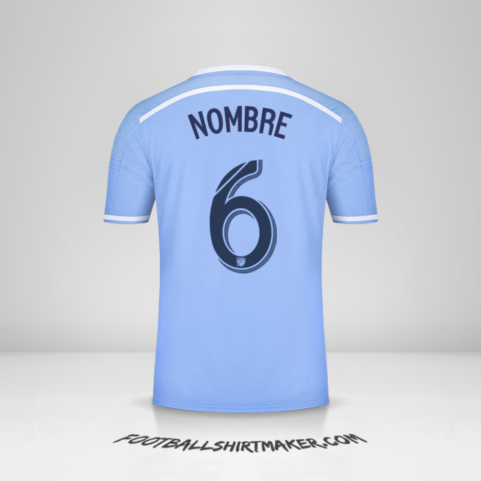 Jersey New York City FC 2015/16 -  nombre - 6