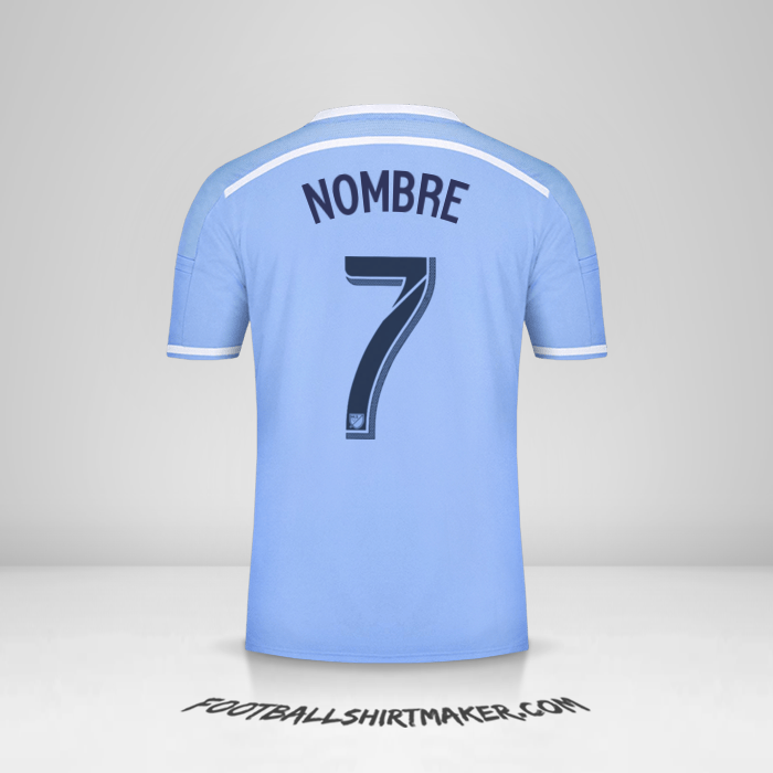 Jersey New York City FC 2015/16 -  nombre - 7