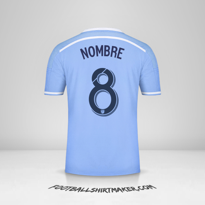 Camiseta New York City FC 2015/16 -  nombre - 8
