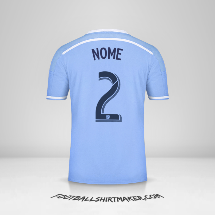 Camisa New York City FC 2015/16 -  nome - 2