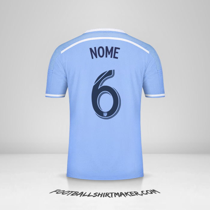 Camisa New York City FC 2015/16 -  nome - 6